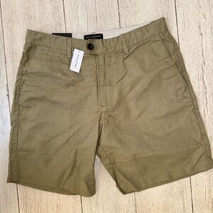 Banana Republic Men's Khaki Flat Front Shorts